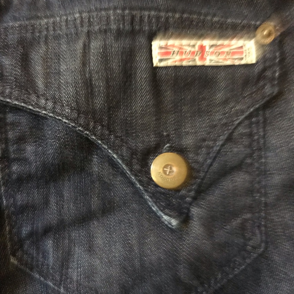 1970’s style Hudson bell bottom denim jeans. (28x30) - Picture 5 of 12